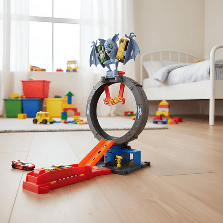 HOT WHEELS CITY PISTA ATAQUE DE MURCIÉLAGO 10