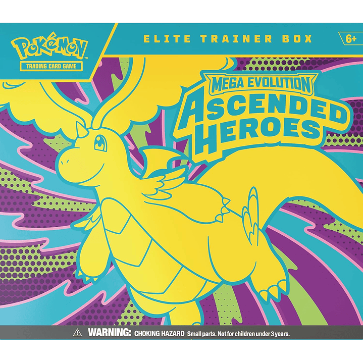 POKEMON TCG MEGA EVOLUTION ASCENDED HEROES ELITE TRAINER BOX INGLÉS 1