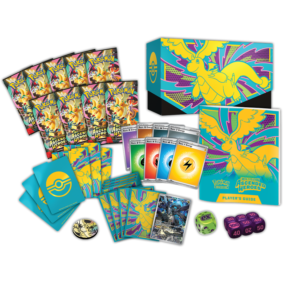 POKEMON TCG MEGA EVOLUTION ASCENDED HEROES ELITE TRAINER BOX INGLÉS 9