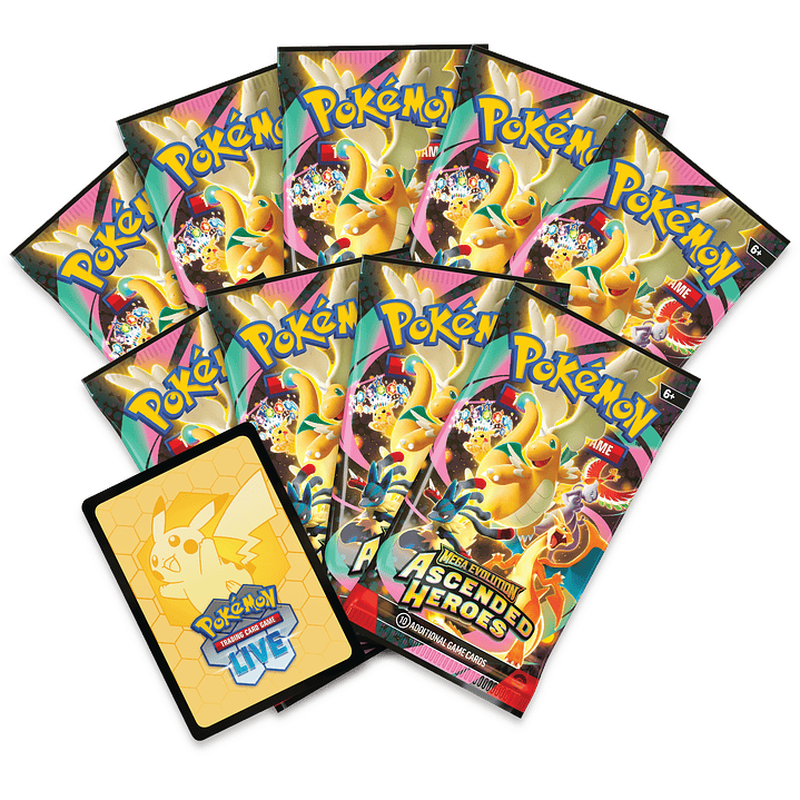 POKEMON TCG MEGA EVOLUTION ASCENDED HEROES ELITE TRAINER BOX INGLÉS 10