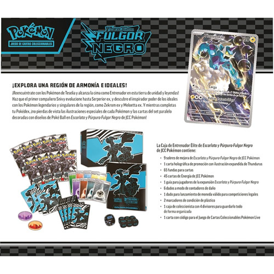 POKEMON TCG BLACK BOLT ELITE TRAINER BOX ESPAÑOL 3