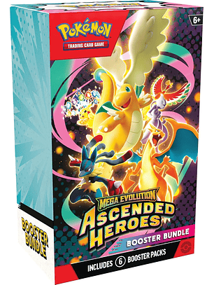 POKEMON TCG MEGA EVOLUTION ASCENDED HEROES BOOSTER BUNDLE