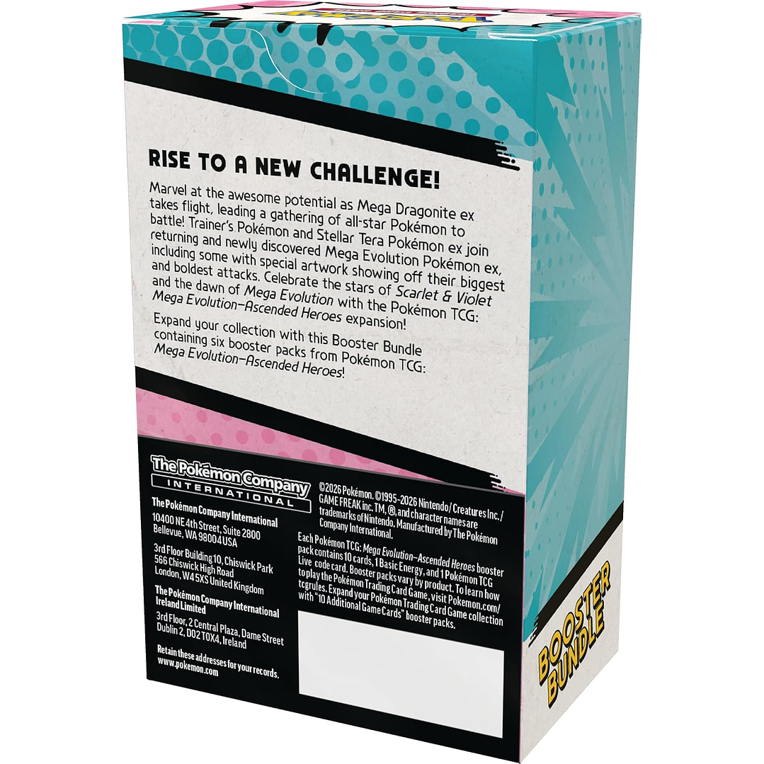 POKEMON TCG MEGA EVOLUTION ASCENDED HEROES BOOSTER BUNDLE 2