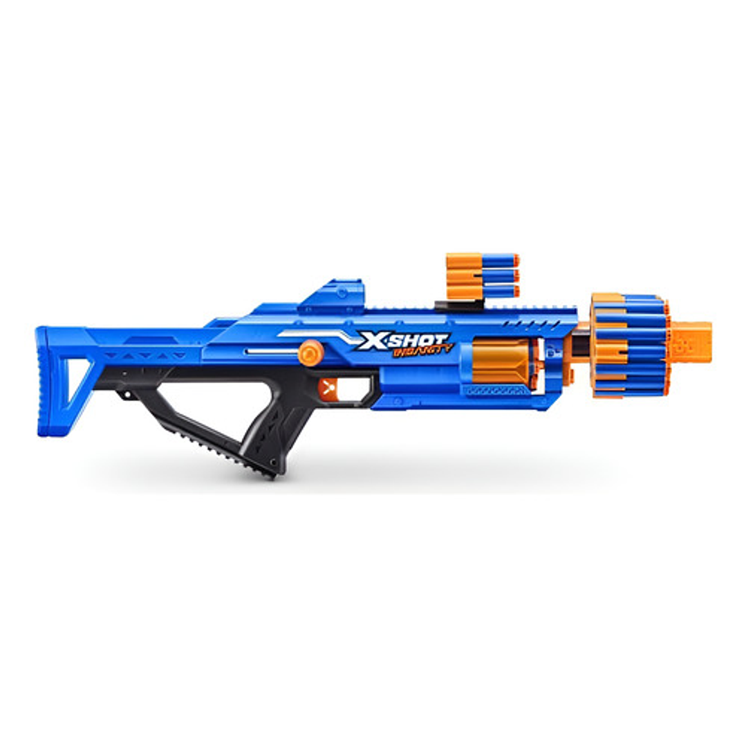 Zuru X-shot Insanity Berzerko Lanzador De Dardos + 48 Dardos Azul 6