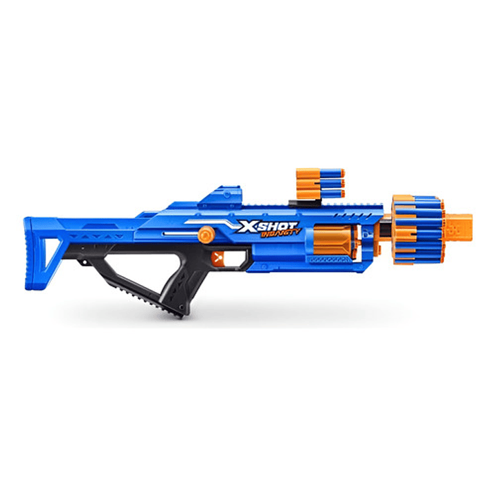Zuru X-shot Insanity Berzerko Lanzador De Dardos + 48 Dardos Azul 6