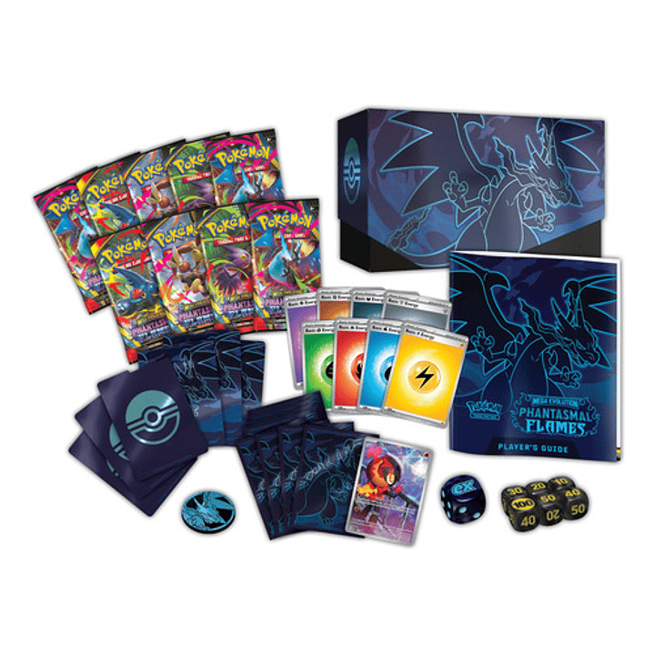 POKEMON TCG MEGA EVOLUTION PHANTASMAL FLAMES ELITE TRAINER BOX  INGLÉS 2