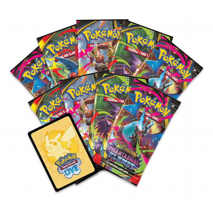 POKEMON TCG MEGA EVOLUTION PHANTASMAL FLAMES ELITE TRAINER BOX  INGLÉS 6