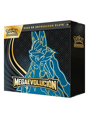 POKEMON TCG MEGA EVOLUTION ELITE TRAINER BOX MEGA LUCARIO ESPAÑOL 