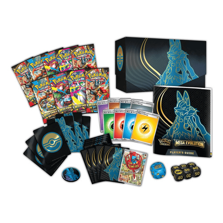POKEMON TCG MEGA EVOLUTION ELITE TRAINER BOX MEGA LUCARIO ESPAÑOL  2