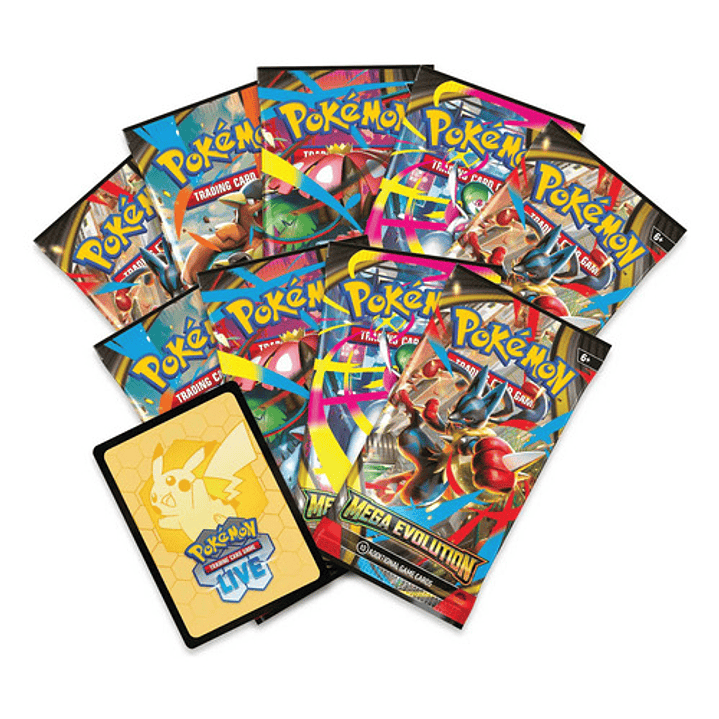 POKEMON TCG MEGA EVOLUTION ELITE TRAINER BOX MEGA LUCARIO ESPAÑOL  5