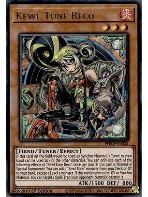 KEWL TUNE RECO PHRE-EN033 ULTRA RARE