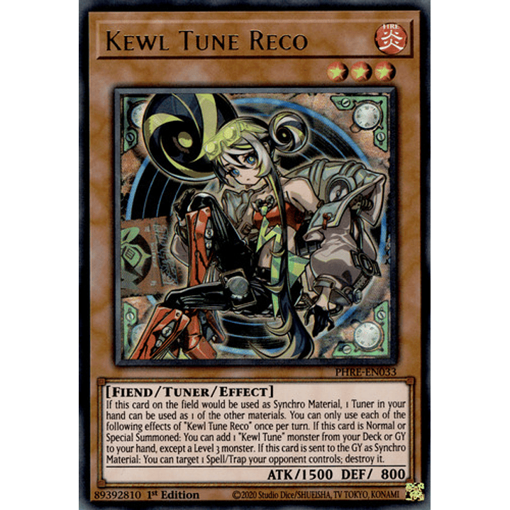 KEWL TUNE RECO PHRE-EN033 ULTRA RARE 1