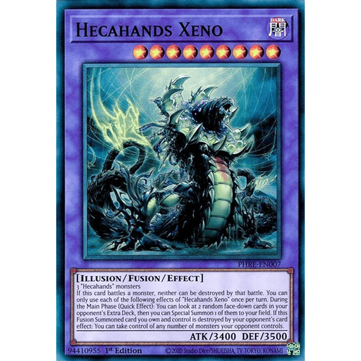 HECAHANDS XENO PHRE-EN007 SUPER RARE 1