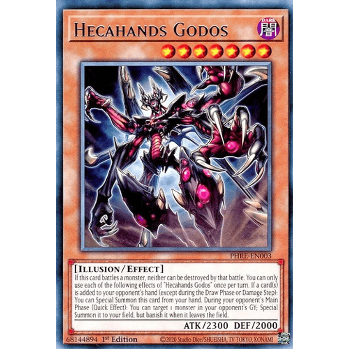 HECAHANDS GODOS PHRE-EN003 SUPER RARE 1