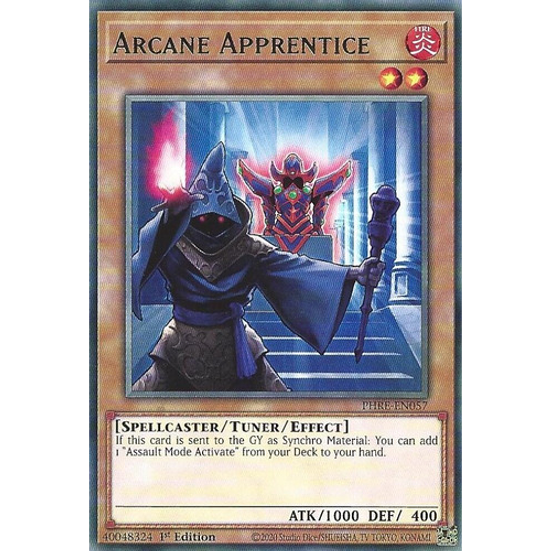 ARCANE APPRENTICE PHRE-EN057 SUPER RARE 1