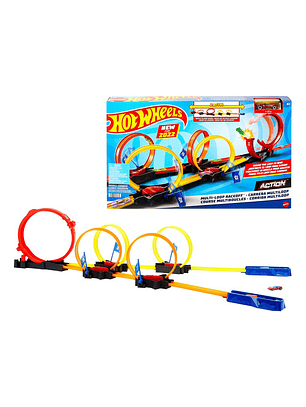 HOT WHEELS ACTION PISTA COMPETENCIA MULTILOOP CARRERA MULTILOOP RACE OFF