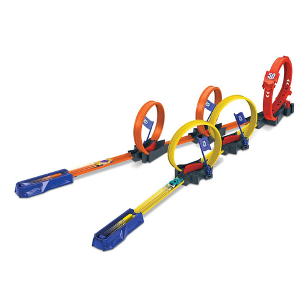 HOT WHEELS ACTION PISTA COMPETENCIA MULTILOOP CARRERA MULTILOOP RACE OFF 3