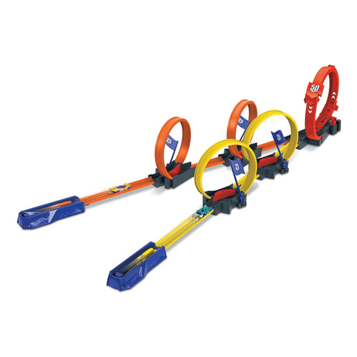 HOT WHEELS ACTION PISTA COMPETENCIA MULTILOOP CARRERA MULTILOOP RACE OFF 3