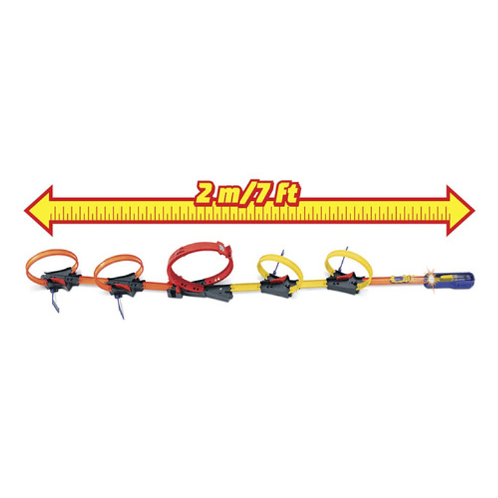 HOT WHEELS ACTION PISTA COMPETENCIA MULTILOOP CARRERA MULTILOOP RACE OFF 8