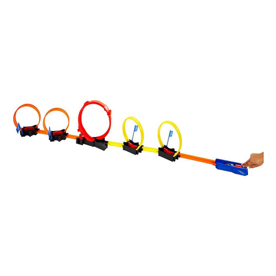 HOT WHEELS ACTION PISTA COMPETENCIA MULTILOOP CARRERA MULTILOOP RACE OFF 9