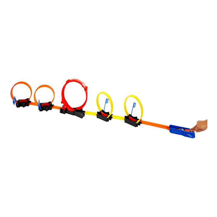 HOT WHEELS ACTION PISTA COMPETENCIA MULTILOOP CARRERA MULTILOOP RACE OFF 9