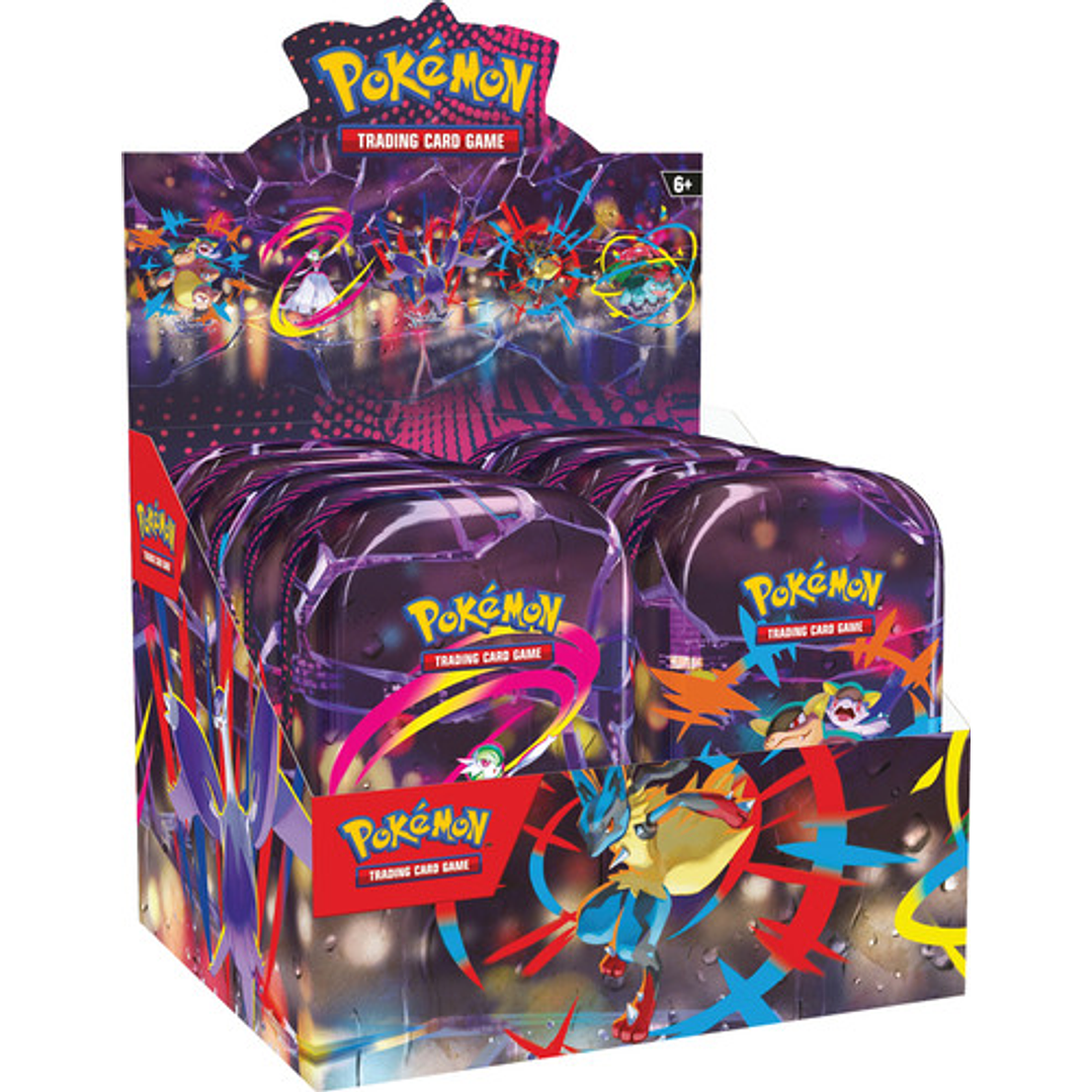POKEMON TCG MEGA EVOLUTION MEGA HEROES MINI TIN LATA ESPAÑOL 8