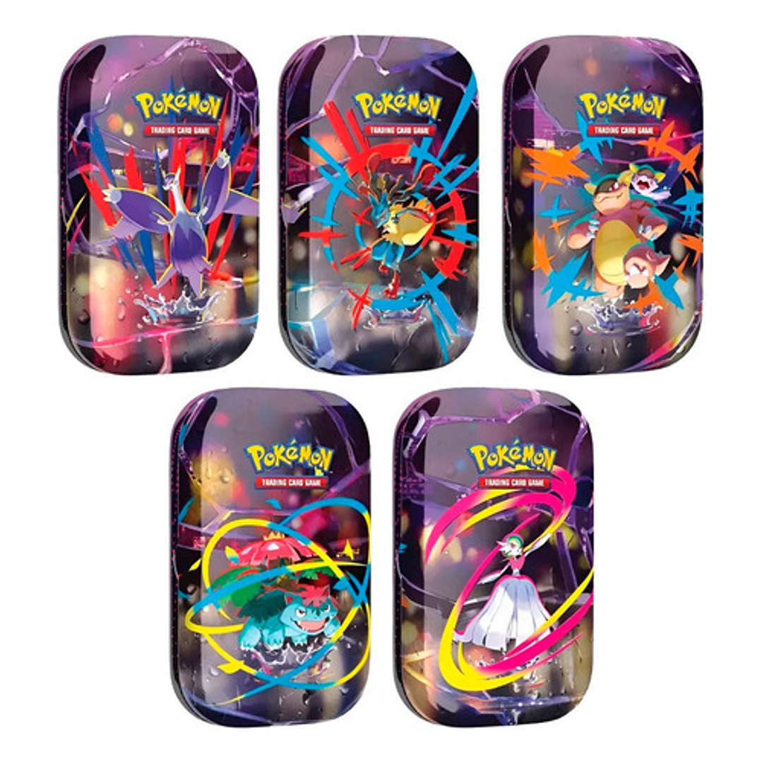 POKEMON TCG MEGA EVOLUTION MEGA HEROES MINI TIN LATA ESPAÑOL 10