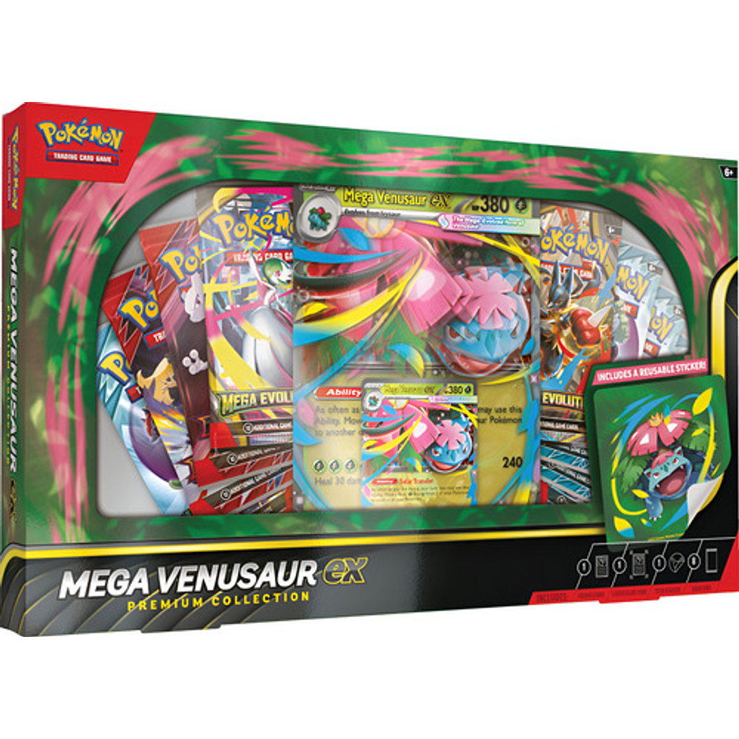 POKEMON TCG MEGA VENUSAUR EX PREMIUM COLLECTION INGLÉS 1