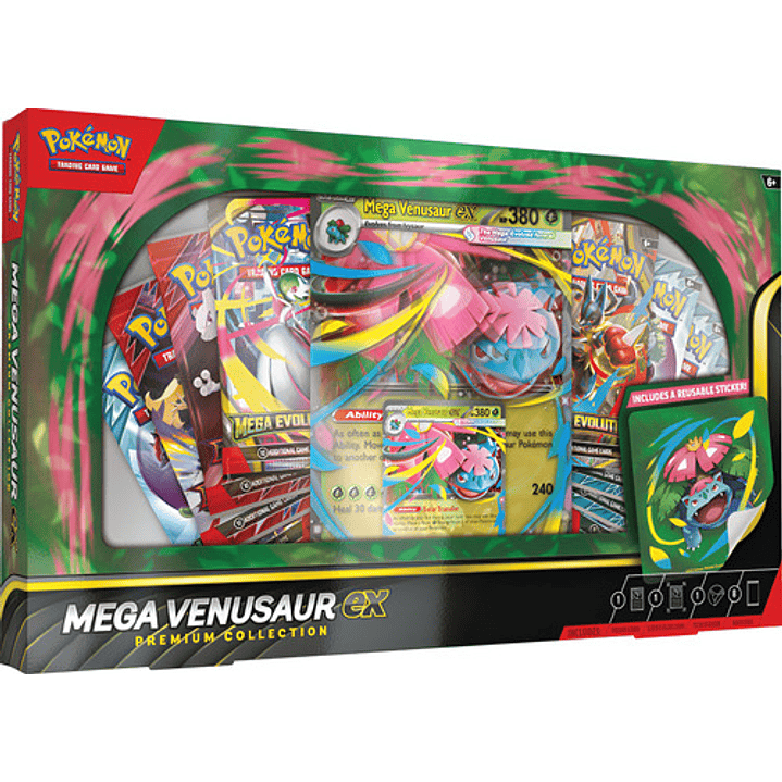 POKEMON TCG MEGA VENUSAUR EX PREMIUM COLLECTION INGLÉS 1