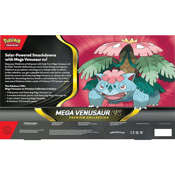 POKEMON TCG MEGA VENUSAUR EX PREMIUM COLLECTION INGLÉS 2