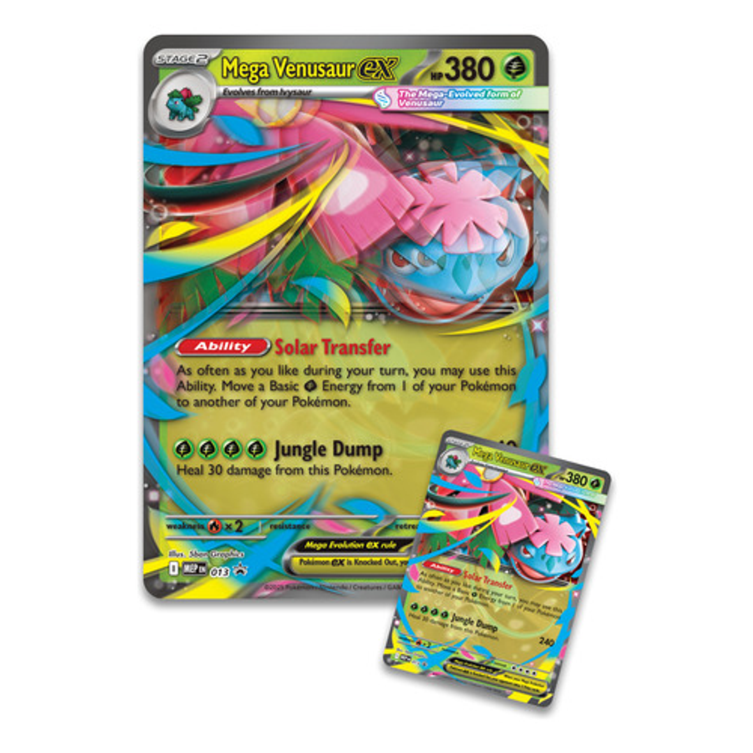 POKEMON TCG MEGA VENUSAUR EX PREMIUM COLLECTION INGLÉS 4