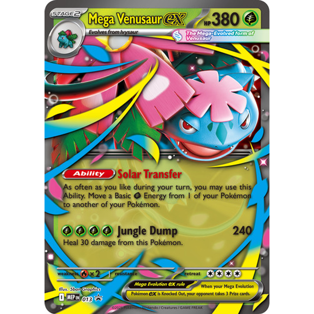 POKEMON TCG MEGA VENUSAUR EX PREMIUM COLLECTION INGLÉS 5