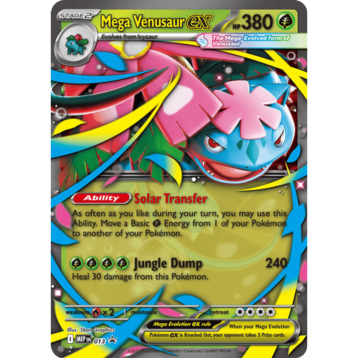 POKEMON TCG MEGA VENUSAUR EX PREMIUM COLLECTION INGLÉS 5