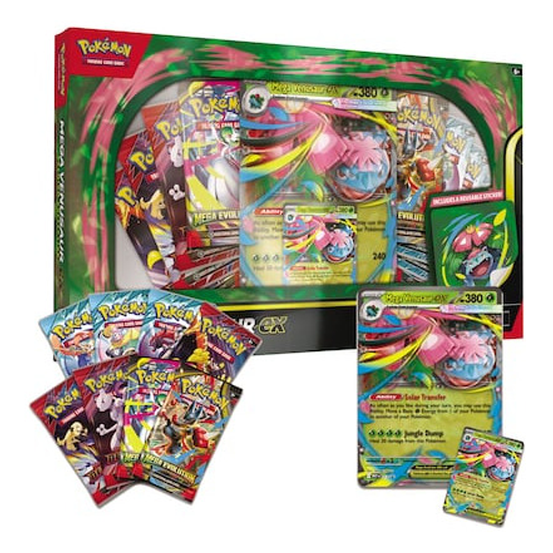 POKEMON TCG MEGA VENUSAUR EX PREMIUM COLLECTION INGLÉS 6