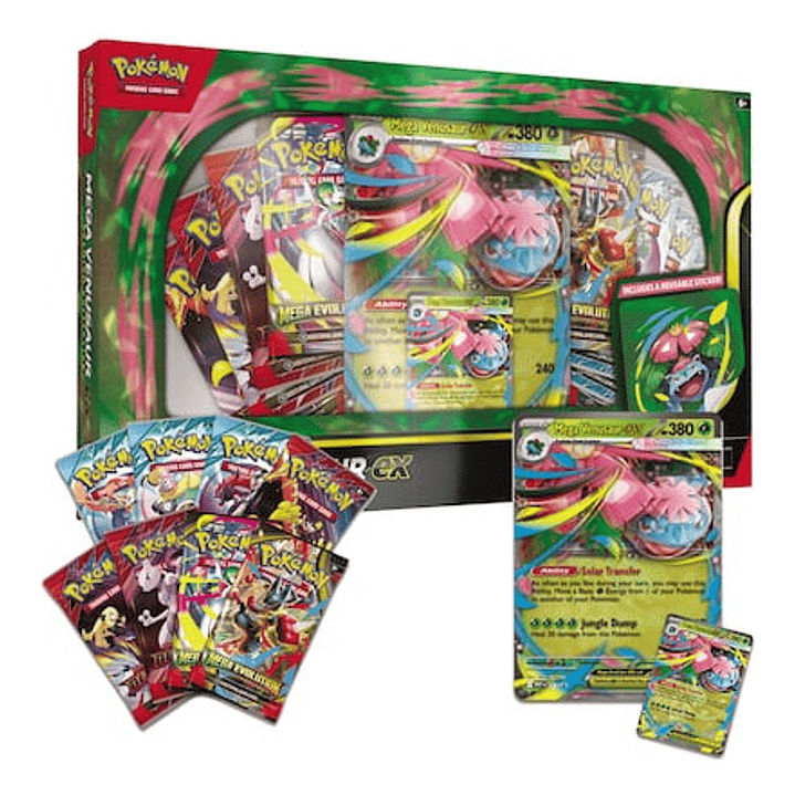 POKEMON TCG MEGA VENUSAUR EX PREMIUM COLLECTION INGLÉS 6