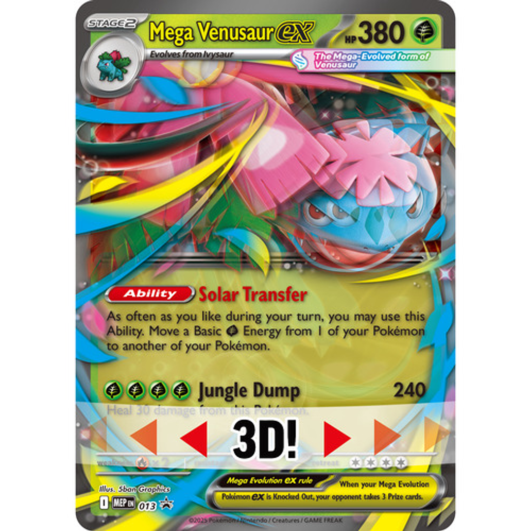 POKEMON TCG MEGA VENUSAUR EX PREMIUM COLLECTION INGLÉS 8