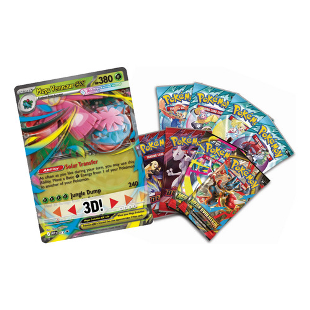 POKEMON TCG MEGA VENUSAUR EX PREMIUM COLLECTION INGLÉS 10