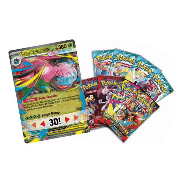 POKEMON TCG MEGA VENUSAUR EX PREMIUM COLLECTION INGLÉS 10