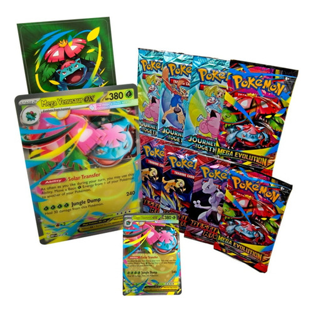 POKEMON TCG MEGA VENUSAUR EX PREMIUM COLLECTION INGLÉS 11