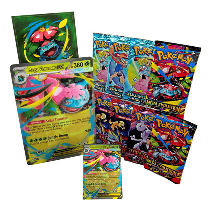 POKEMON TCG MEGA VENUSAUR EX PREMIUM COLLECTION INGLÉS 11