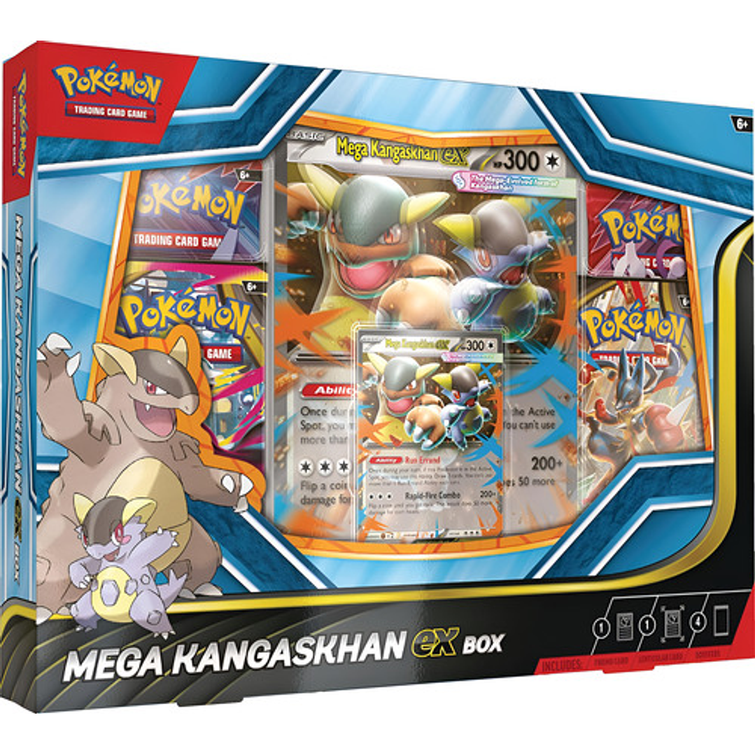 POKEMON TCG MEGA KANGASKHAN EX BOX INGLÉS 1