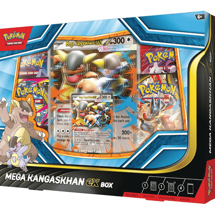 POKEMON TCG MEGA KANGASKHAN EX BOX INGLÉS 9
