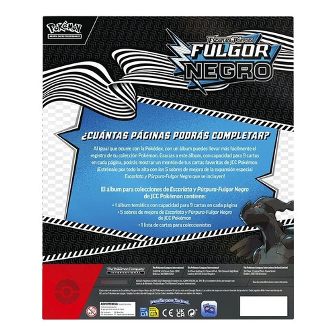 POKEMON TCG BLACK BOLT BINDER COLLECTION ESPAÑOL 3