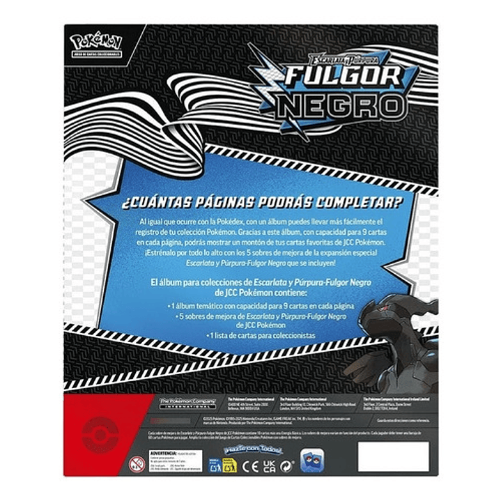 POKEMON TCG BLACK BOLT BINDER COLLECTION ESPAÑOL 3