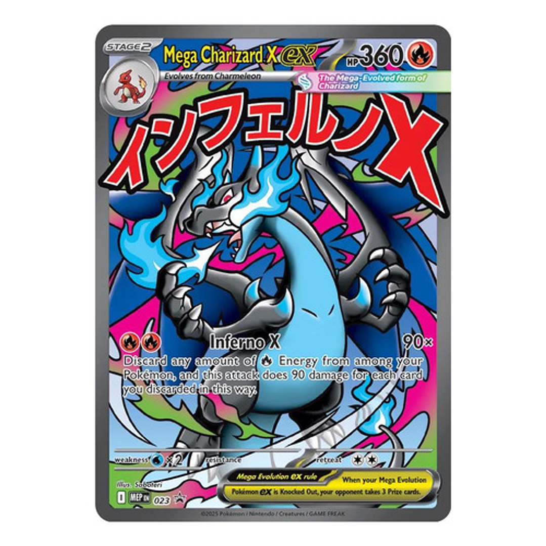 Pokemon Tcg Mega Charizard X Ex Mep 023 Mega Evolution Promo 1
