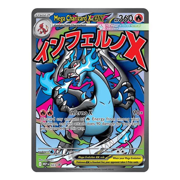 Pokemon Tcg Mega Charizard X Ex Mep 023 Mega Evolution Promo 1