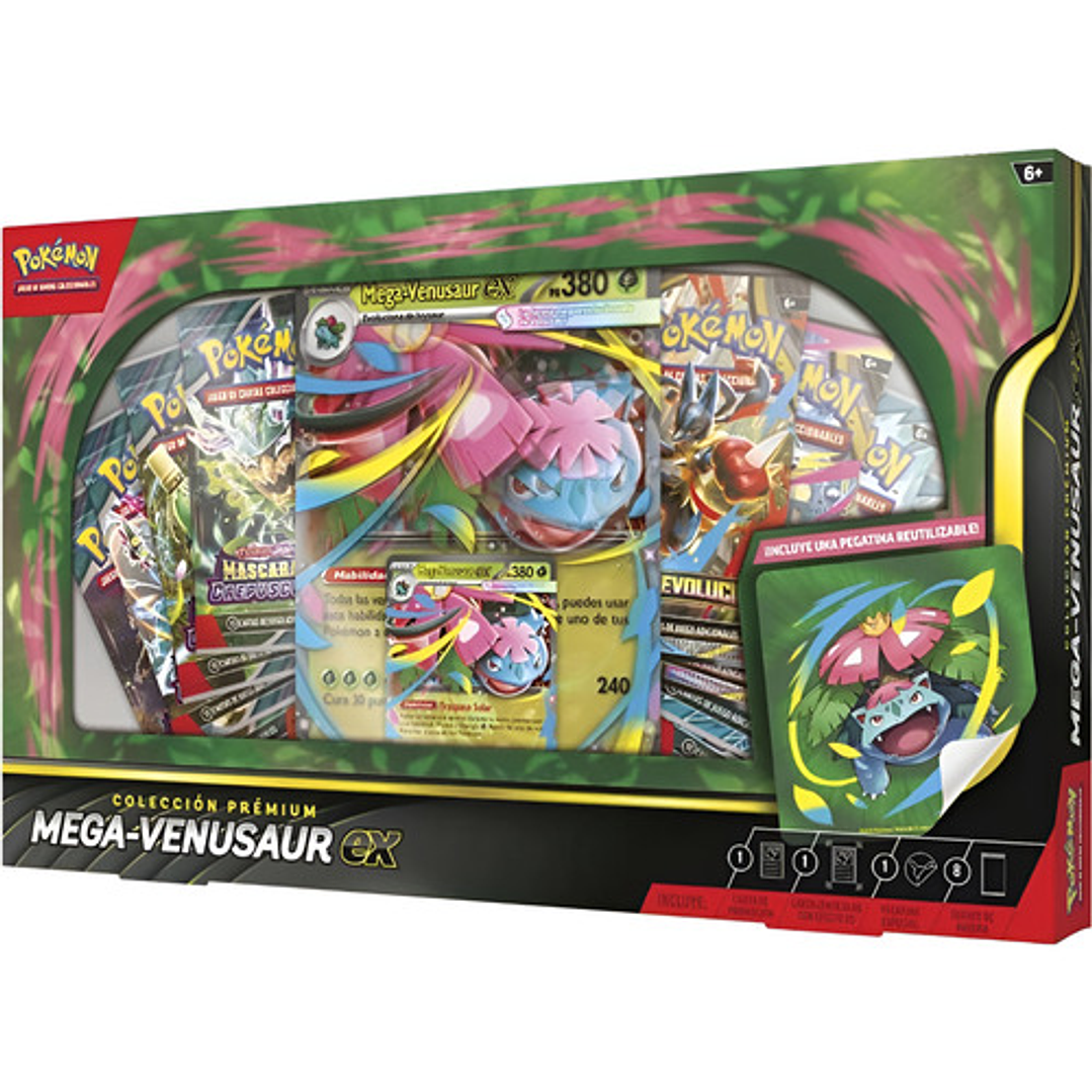 POKEMON TCG MEGA VENUSAUR EX PREMIUM COLLECTION ESPAÑOL 1