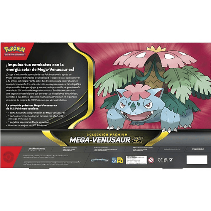 POKEMON TCG MEGA VENUSAUR EX PREMIUM COLLECTION ESPAÑOL 2