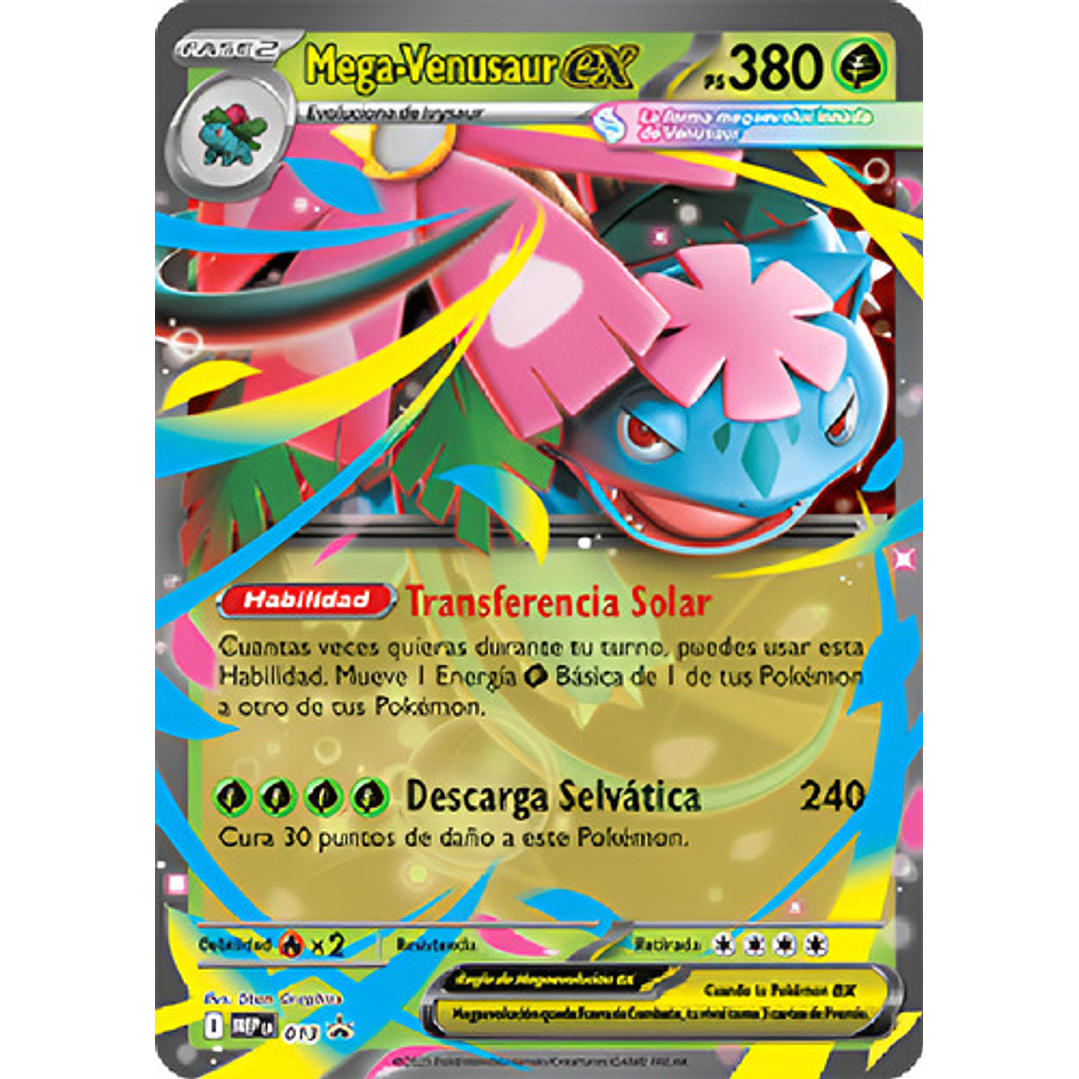 POKEMON TCG MEGA VENUSAUR EX PREMIUM COLLECTION ESPAÑOL 5