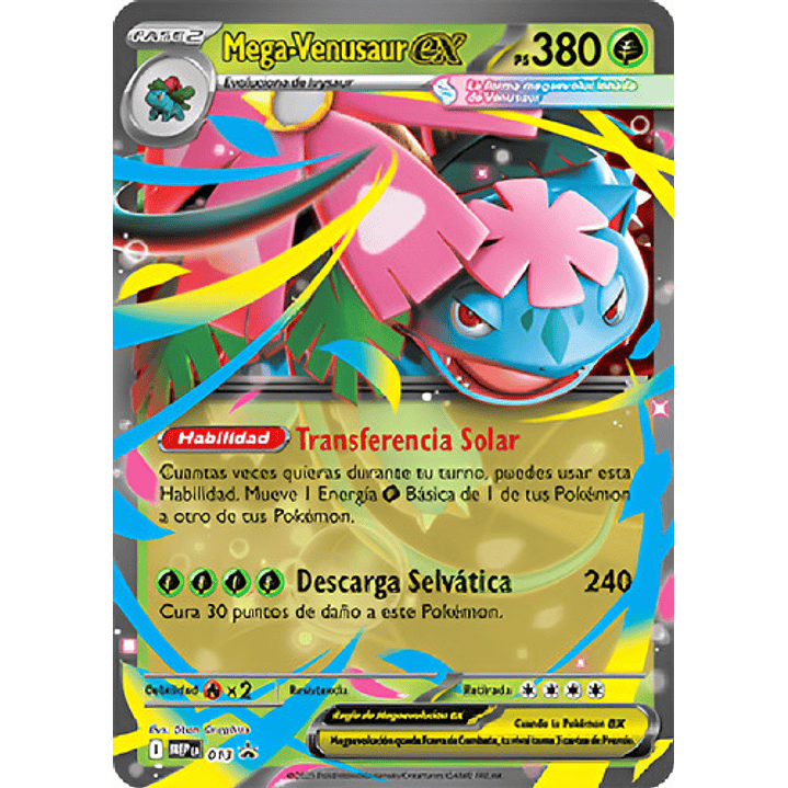 POKEMON TCG MEGA VENUSAUR EX PREMIUM COLLECTION ESPAÑOL 5